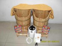 藏药蒸脚桶生产基地与香柏木蒸足桶批发 探访保健用品优质供应商